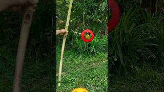 Bamboo Archery Bamboo Diy Bambooart Slingshot [upl. by Tessa430]