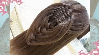 peinados recogidos faciles para cabello largo bonitos y rapidos con trenza para chica para fiesta101 [upl. by Flavia353]