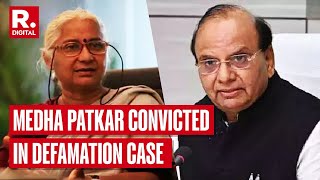 Medha Patkar Convicted In Defamation Case Filed By Delhi LG VK Saxena [upl. by Boorer835]