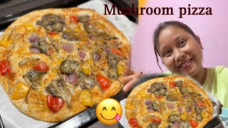 Homemade pizza  Pizza recipe  Easy and tasty 😋  Armo Bijoy tum ta k wang [upl. by Drofkcor635]