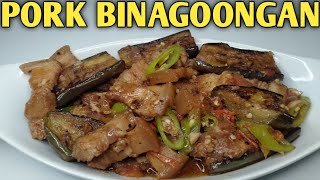 Pork binagoongan  Pagkaing pinoy [upl. by Case727]