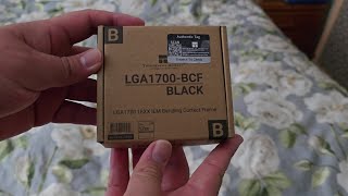 LGA 1700 Contact FrameNFA14x25r G2 140mm Round Frame Fan amp Artic Silver MX6 Unboxing [upl. by Chladek]