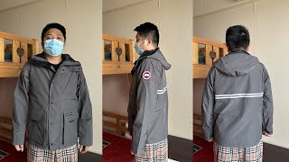 Canada Goose Lockeport Jacket Graphite Review [upl. by Selohcin]