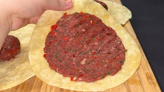 perfect dinner with minced meat and tortilla quick and easy recipe [upl. by Mllly]