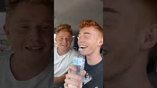 Sing into the water bottle PRANK shorts prank [upl. by Kerred]