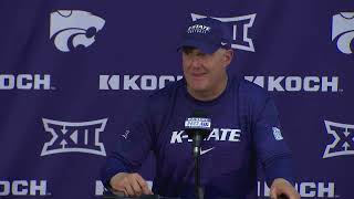 Kansas State Football  Chris Klieman press conference after win over Oklahoma State [upl. by Emaj]