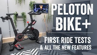 Peloton Bike Plus HandsOn First Rides amp Everything New Detailed [upl. by Orips23]