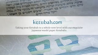 Washi Ketubahs  Product Video [upl. by Main]