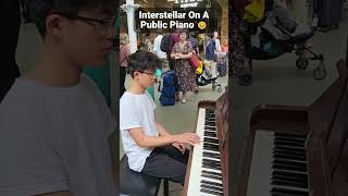 SHE LOVED THIS  Interstellar on STATION PIANO 😥 [upl. by Cressi]