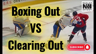 BOXING out vs CLEARING out  Details for Defensemen [upl. by Amyas]