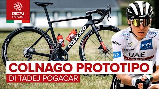 La Colnago Prototipo di Tadej Pogačar  Biciclette dei professionisti [upl. by Akilegna]