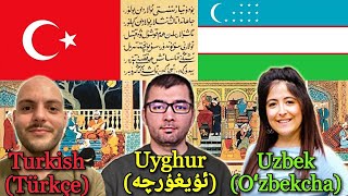 Can Uyghurs Turks and Uzbeks Understand Each Other [upl. by Troc]