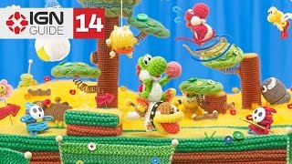 Yoshis Woolly World 100 Walkthrough  World 25 Spiky Stroll [upl. by Iorgo]