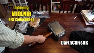 Unboxing Thor Mjölnir  Official Prop Replica eFX Collectibles [upl. by Aihc]