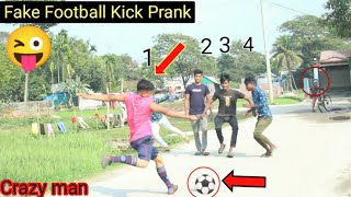 Fake Football Kick Prank 2022 Football Scary Prank  Gone Wrong Reaction  By  Razu prank tv [upl. by Rima826]