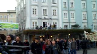 bilder von der demo in salzburg [upl. by Pegeen17]