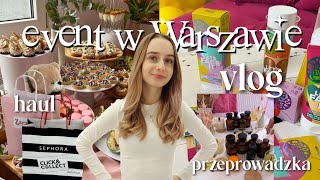 EVENT W WARSZAWIE przeprowadzam się haul [upl. by Annaiek]