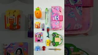 Adorable Stationery Items Notebook 3d Eraser Pen Highlighter Pouch stationery backtoschool [upl. by Sugar972]