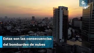 ¿Qué es el bombardeo de nubes en CDMX y qué consecuencias tiene [upl. by Novyar124]