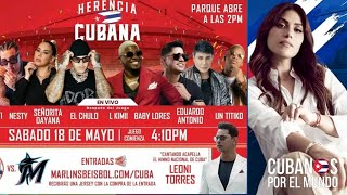 Aly Sánchez y Carlucho forma parte de la Herencia Cubana sin exigirle a Los Marlins una disculpa [upl. by Llennhoj]