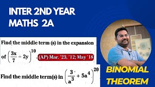 Binomial theoremmaths naresh eclass [upl. by Lilaj]