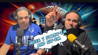 Week 7 StartEm and SitEm Advice fantasyfootballpodcast fantasyfootballadvice podcast [upl. by Namrehs]