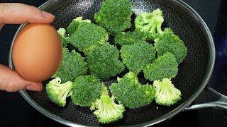 Add eggs to broccoli Quick breakfast in 10 minutes simple and delicious recipe [upl. by Uball]