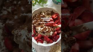 TVAROHOVÁ OVESNÁ🍓 zdravereceptyhealthyfoodshortsrecipeofthedayfitjidlofitfoodzdrave [upl. by Notnats575]