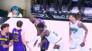 Showtime Fabe Reacts to LAKERS at GRIZZLIES  FULL GAME HIGHLIGHTS  November 6 2024 [upl. by Dunson]