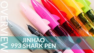 Overview Jinhao 993 Shark Pens [upl. by Snehpets]