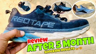 Red Tape Running Shoes  Black   Redtape Shoe Review Unboxing 📦  After 5 Month 😳😱  Myntra Sale [upl. by Nnayelhsa]