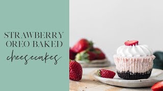 Eggless Strawberry Cheesecake Recipe  Baked Eggless Cheesecake Recipe [upl. by Ogilvy]