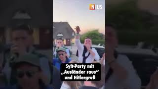 SyltParty mit „Ausländer raus“ und Hitlergruß nius sylt pony stimmedermehrheit [upl. by Zapot]