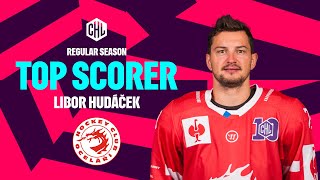 Libor Hudáček  Oceláři Třinec  Regular Season Top Scorer 202425 [upl. by Elleuqram14]