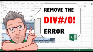 Remove the DIV0 Error in Excel [upl. by Tnattirb]