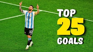 Lionel Messi  Top 25 Goals For Argentina HD [upl. by Aicul817]