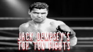 Jack Dempseys Ten Greatest Fights [upl. by Atiuqan575]