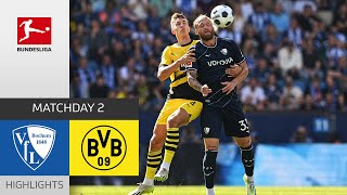 Bochum Fights off a Draw  VfL Bochum  Borussia Dortmund 11  Highlights  MD2 Bundesliga 2324 [upl. by Barney237]