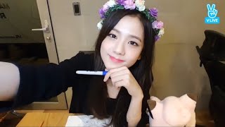 ENG SUBSUB INDO  Blackpink Jisoo Vlive 20170423 색칠이란 [upl. by Marsh477]