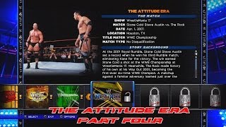 WWE 2K14 30 Years of WrestleMania  The Attitude Era Walkthrough Part 4 Legend Difficulty [upl. by Elvyn]