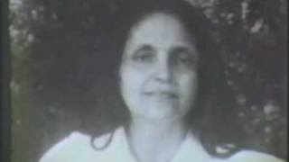 Sri Anandamayi Ma singing in 1958 [upl. by Etnuad]