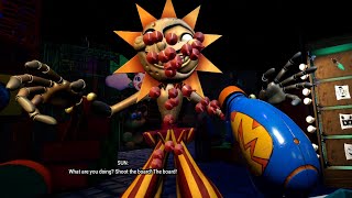 What if you attack Sun with Dart Gun  FNAF Help Wanted 2 PS5 PSVR2 [upl. by Grevera]