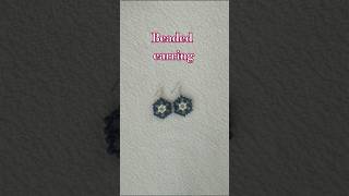 Beaded earrings shorts ytshortsindia gcraftwork diyearrings [upl. by Notsag]