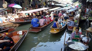 Floating Market  Damnoen Saduak [upl. by Nolrah132]