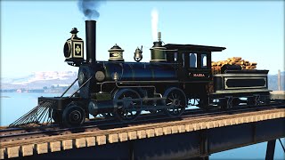 Buying the Updated Montezuma Locomotive to Test the New Speed Limits in Railroads Online [upl. by Maram]