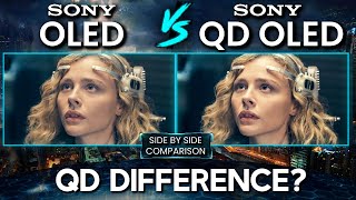 Sony A95K vs A80J  OLED vs QD OLED TV Comparison [upl. by Eetsud]