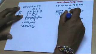 10 Vedic Mathematics  Division 1 Nikhilam Method [upl. by Levona411]