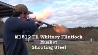 1812 Contract Musket Shooting AR500 Steel [upl. by Rosalyn]