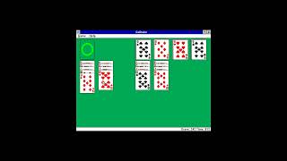 FIRST SOLITAIRE WIN Windows 310 [upl. by Etta]