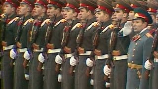 HD Soviet October Revolution Parade 1977 Part I Парад 7 Ноября [upl. by Vashtee]